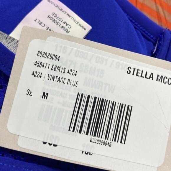 NWT Stella McCartney Neoprene & Mesh Bandeau Bikini Top - Picture 6 of 7